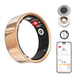 Health Smart Ring, Fitness Tracker, With Heart Rate, Blood Oxygen, Heart Rate Variability, Sleep Monitoring, Step Count, IP68 Compatible With IPhone And Android, No Subscription Fee Required